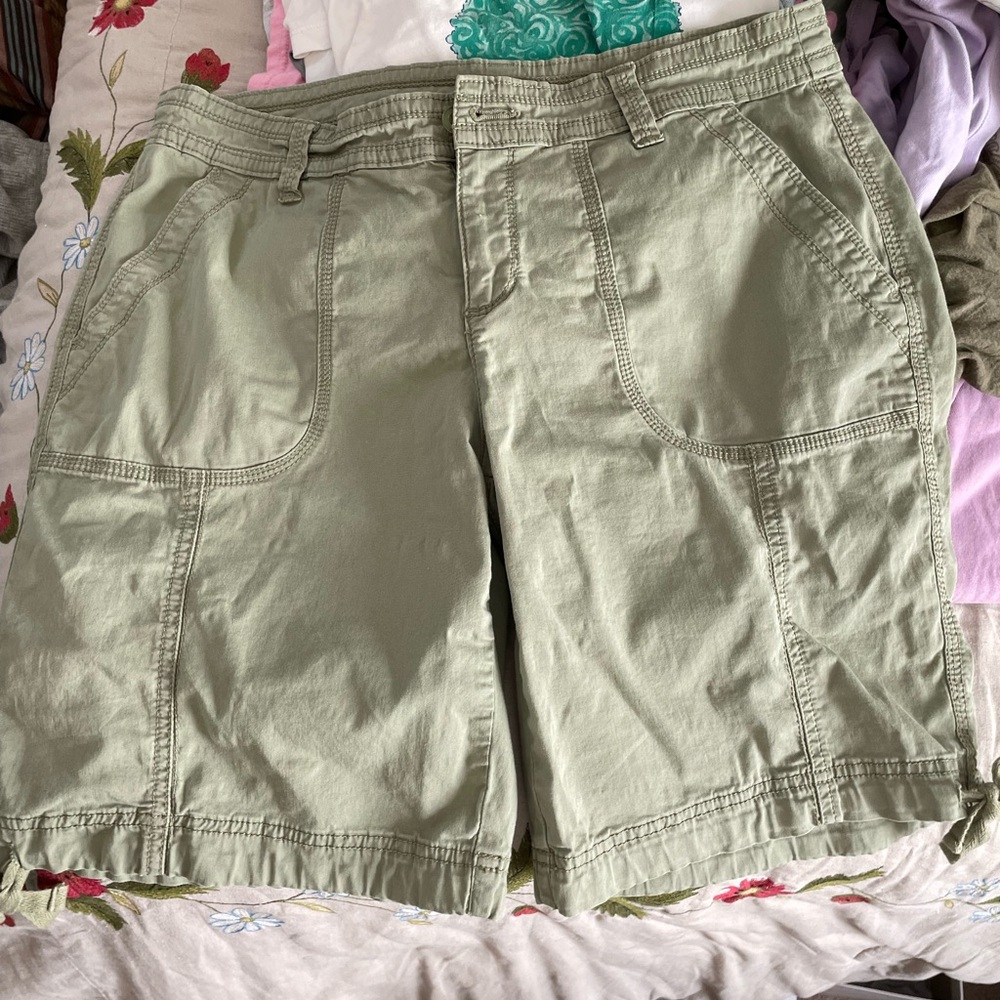 Cargo shorts.